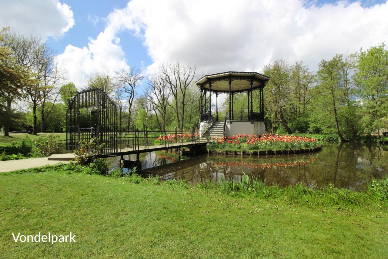 New monumental garden view Studio Amsterdam Kamer foto